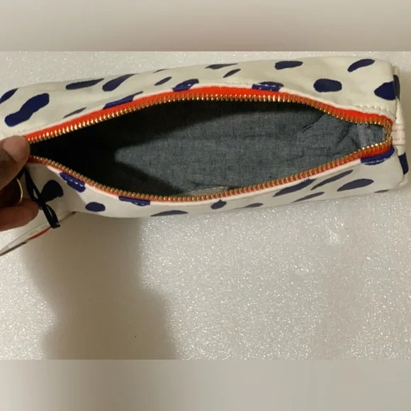 Brand 🆕 with tags Sephora Makeup Bag Color: white, blue and orange - Picture 2 of 2